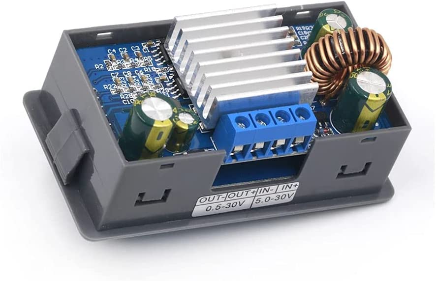modul reglabil DC DC buck boost afisaj LCD coborator ridicator 4A