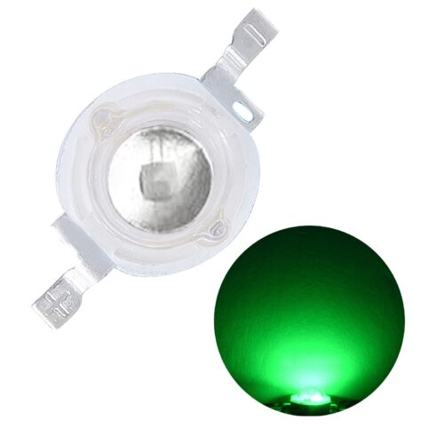 Cip LED 3W Verde poate fi folosit la orice aplicatii sau ca piesa de inlocuire la proiectoare PAR sau RGB.